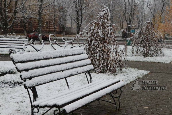 На Кіровоградщині випав перший сніг