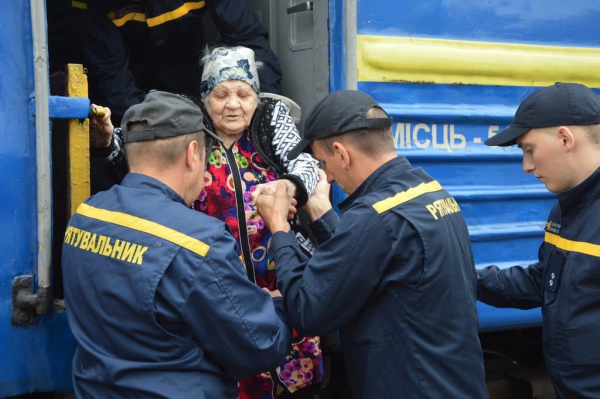 На Кіровоградщину прибули евакуйовані жителі Донеччини