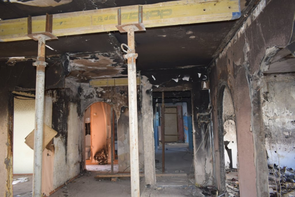 У Кропивницькому поновили відновлення зруйнованого вибухом будинку