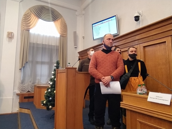 Шахтарі Кіровоградщини виступили на сесії депутатів облради