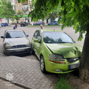 У Кропивницькому сталася ДТП, у якій дивом ніхто не постраждав