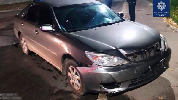 У Кропивницькому затримали водія, який втік з місця ДТП