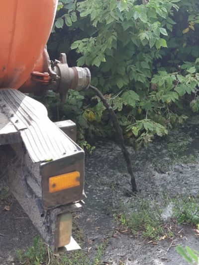 На Кіровоградщині двоє чоловіків залили лісопосадку нечистотами (ФОТО)