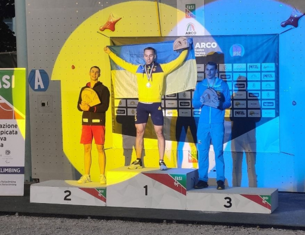 Кропивницький спортсмен здобув золото Чемпіонату Європи зі скелелазіння