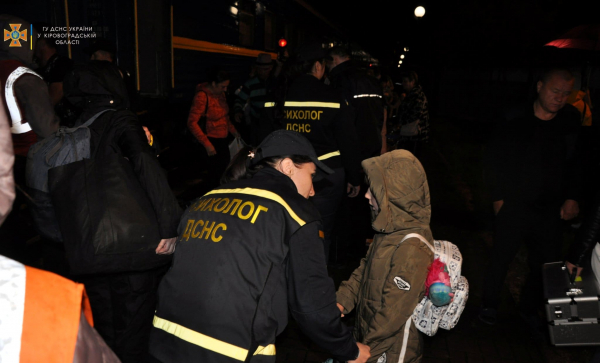 Кіровоградщина прийняла другий евакуаційний потяг з Донеччини
