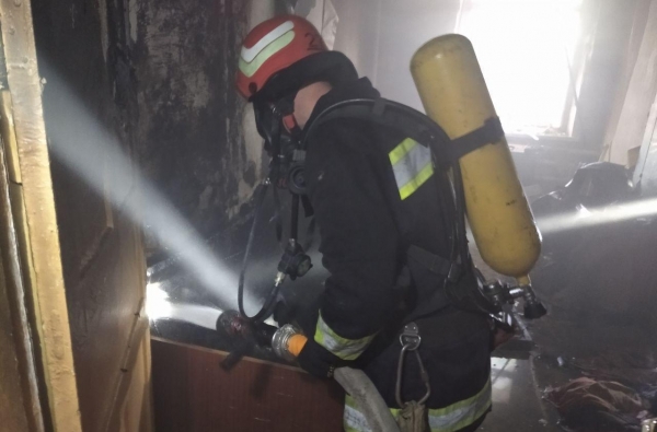 На Кіровоградщині з пожежі врятували чоловіка