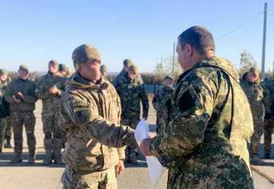 Голова Кіровоградської обласної ради привітав військових в зоні ООС