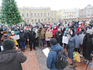 Кропивничани вдруге вийшли на протест проти зростання тарифів