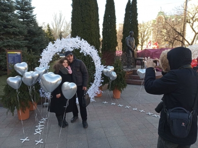 У Кропивницькому з’явилась площа закоханих (ФОТО)