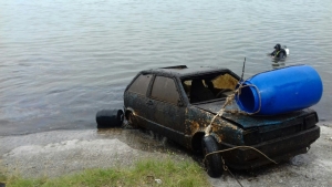 Шукали вісім років: на Кіровоградщині крадене авто знайшли на дні водосховища (ФОТО, ВІДЕО)