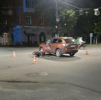На Кіровоградщині в ДТП постраждав 14 -річний водій мотоцикла