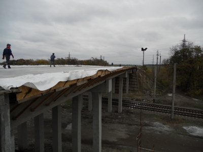 На Кіровоградщині триває ремонт шляхопроводу