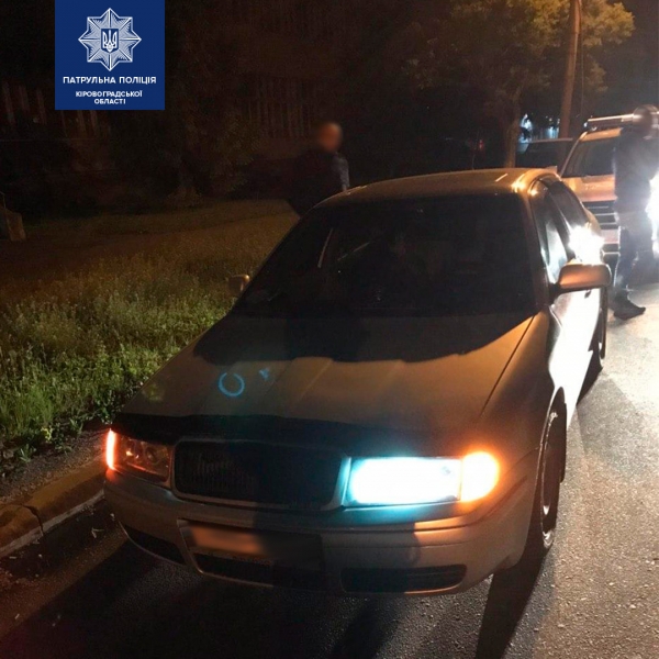 Вулицями Кропивницького їздив водій з підробними документами