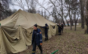 На Козачому острові у Кропивницькому встановили інформаційний намет