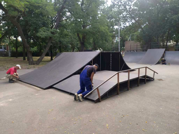 У Кропивницькому вже відремонтували скейт-майданчик