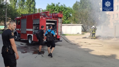 У Кропивницькому велопатрульні виявили загоряння