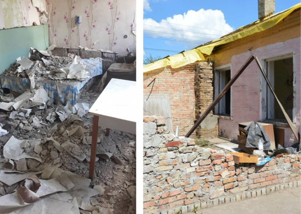 Жителі зруйнованого ворожою ракетою будинку Кропивницького отримають допомогу