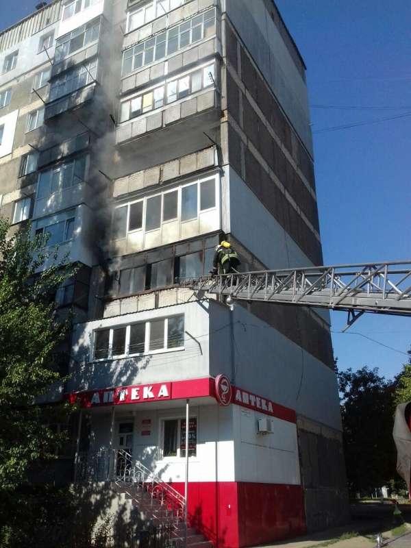 Ледь не загинув у пожежі житель Кропивницького