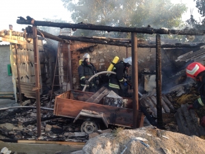 На Кіровоградщині через пожежу ледве не загинув чоловік