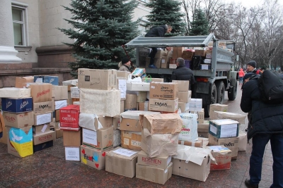 До дня волонтера у Кропивницькому провели благодійну акцію