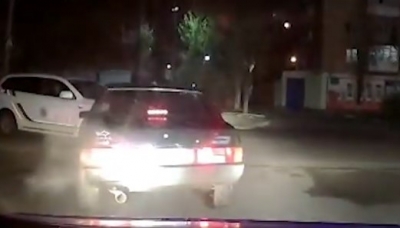 У Кропивницькому водій напідпитку не зміг втекти від поліції (ВІДЕО)