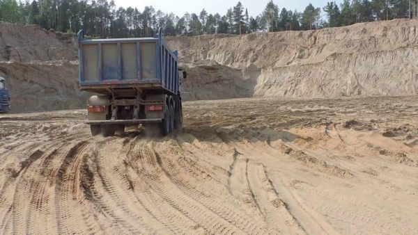 Підприємство незаконно видобувало пісок на Кіровоградщині