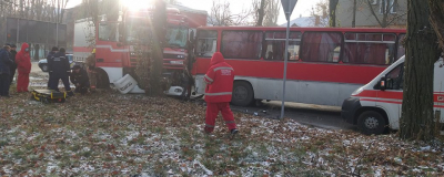 На Кіровоградщині сталася ДТП за участю автобуса. Є постраждалий