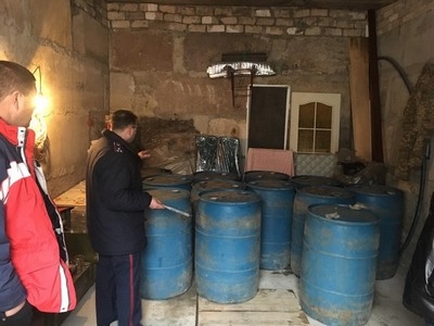 На Кіровоградщині викрили склад контрафактного алкоголю