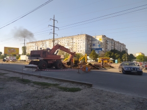 У Кропивницькому по вул. Попова перекрили рух транспорту. Тролейбус змінив маршрут