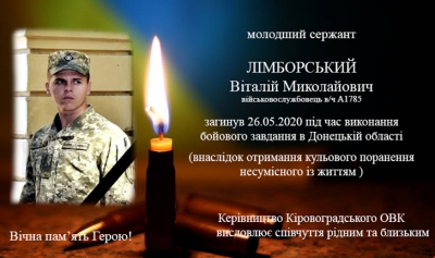 Втрата на фронті: загинув військовий з Кіровоградщини