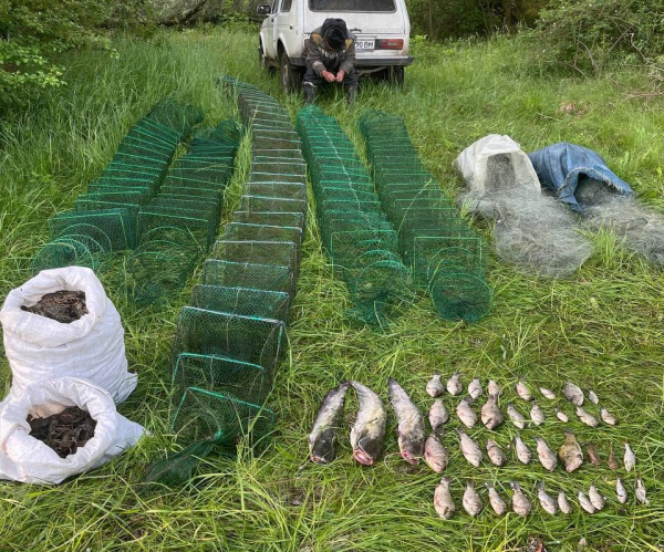 На Кіровоградщині браконьєри риби і раків понад 2,5 млн грн
