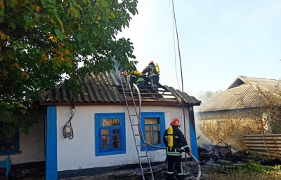 В пожежі на Кіровоградщині постраждала жінка